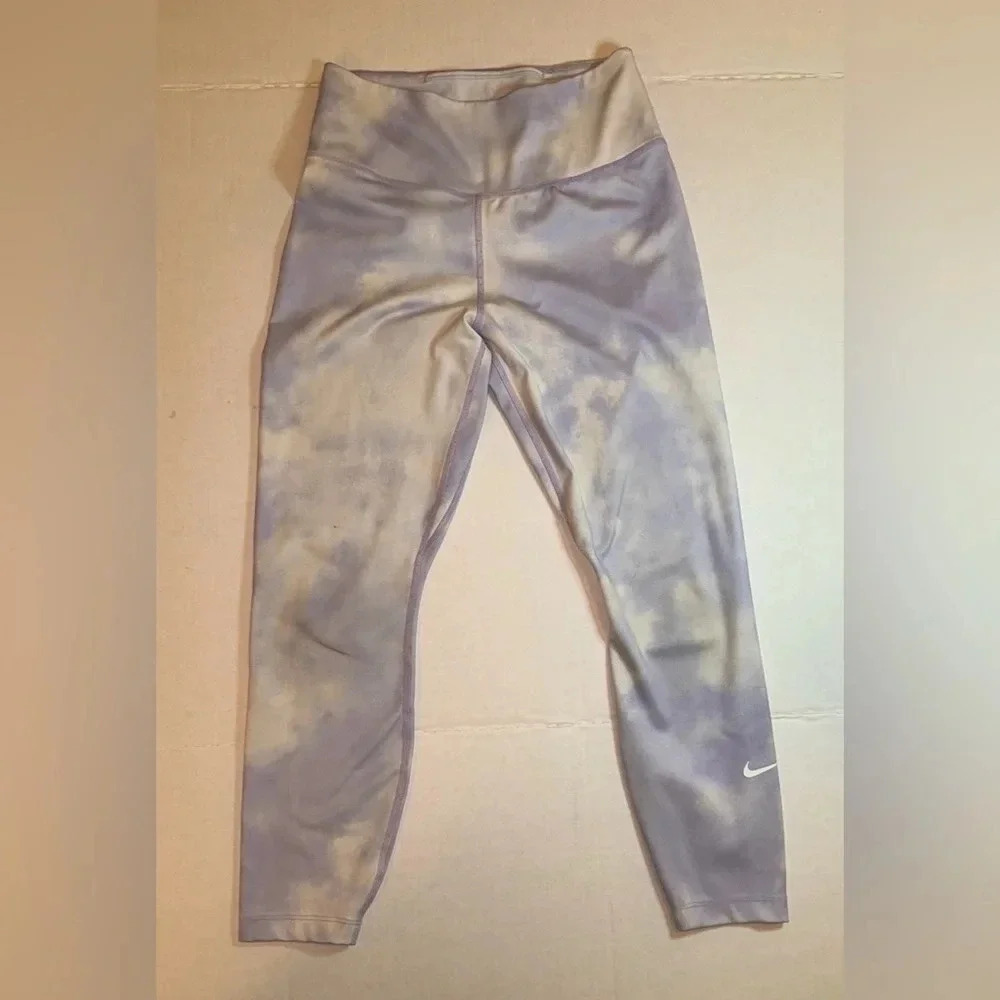 Nike Icon Clash Cropped Leggings Workout Training Light Thistle Purple